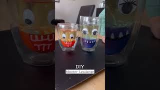 Monster  Lavalampe 👻 Füllt das Glas mit Wasser und mischt es mit Lebensmittelfarbe funny comedy [upl. by Ssac]