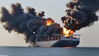 TODAY Upon arrival in the Red Sea 5 US cargo ships carrying explosives were destroyed [upl. by Radke]