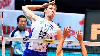 Volleyball Giant  Dmitriy Muserskiy Spike  375cm [upl. by Quintana858]