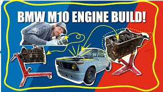 BMW m10 engine block build [upl. by Yup]