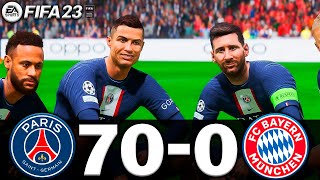 FIFA 23  MESSI RONALDO MBAPPE NEYMAR ALL STARS  PSG 700 FC BAYERN [upl. by Nirad628]