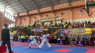 FINAL KUMITE 45 KG SENIOR PUTRI  MIKA LAMPUNG TIMUR vs ERLITA LAMPUNG TIMUR  PORPROV KARATE [upl. by Acinok915]