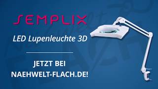 Semplix LED LupenTischleuchte 3D 189mm Linse [upl. by Toft]