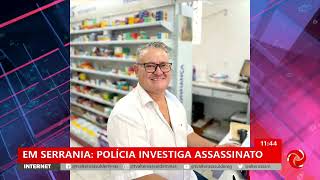 Serrania polícia investiga assassinato [upl. by Aynwad]