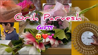 Grih Parvesh Gifts 🎁 😍 newone vlog PriyaChoudhary [upl. by Adnoraj]