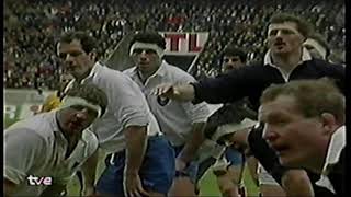 France vs Scotland 1987 Five Nations Rugby [upl. by Nnylatsyrc]