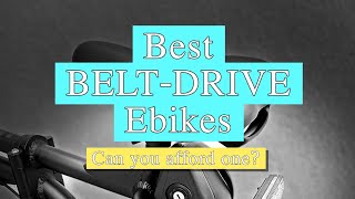 Best Belt Drive Ebikes  Can You Afford One [upl. by Fihsak630]