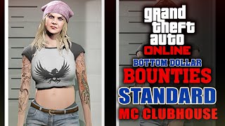 MC Clubhouse Type Standard Bounty Mission of Bottom Dollar Bounties DLC  GTA BOOM [upl. by Zoi118]