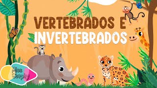 🔴Animales VERTEBRADOS🐸🐼 E INVERTEBRADOS🪼🦞 [upl. by Brit]