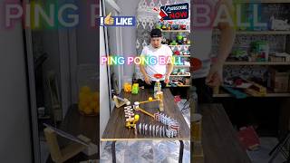 Satisfying Ping Pong Ball Trick Shot shorts trickshots trickshot [upl. by Katee]