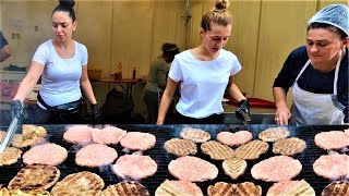 Serbian Street Food in Italy Roasted Porks and Large Burgers Gusti di Frontiera Gorizia [upl. by Yeoj]