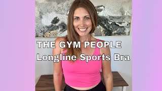 Comfort Meets Style Review of THE GYM PEOPLE Longline Bra [upl. by Jewel46]