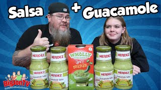 Herdez Guacamole Salsa amp Wholly Guacamole  Taste Test Tuesday [upl. by Siddra814]