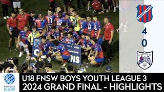 U18  HIGHLIGHTS 22092024  Prospect 40 Gladesville  BYL3 Grand Final [upl. by Obediah]