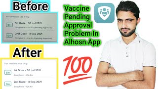 Alhosn App Vaccine Showing Pendding ICA Approval  Problem Solved [upl. by Enaelem]