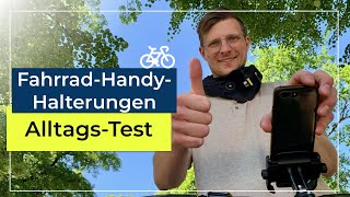 FahrradHandyHalterungen im Test  Welcher Halter eignet sich zur Befestigung des Handys am Rad [upl. by Mori420]