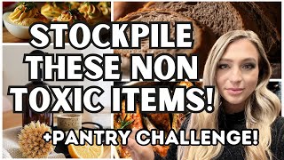 Stockpile these Non Toxic Items  Can We Survive The Pantry Challenge [upl. by Marston]