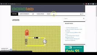 Mi primer intento de circuito con DCACLab [upl. by Hymie]