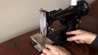 The Singer 201 Is this the finest Sewing Machine ever made [upl. by Sevy]