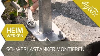 Schwerlastanker montieren [upl. by Cohlette]