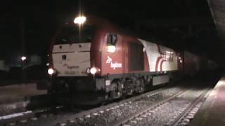 Trenes en Villarrobledo 4ª parte quotTrabajos mercantes y una 252 especial 252070 GrandesLineasquot [upl. by Assertal557]