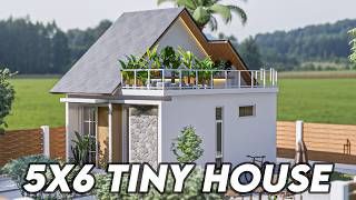 Stunning Tiny House Design Perfect 5x6 Meters Layout [upl. by Atlas]