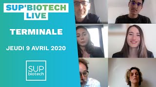 SupBiotech Live  Terminale  Jeudi 9 avril 2020 [upl. by Aynam]