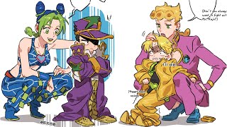 JJBA Comic Dubs Wholesome JoJos Bizarre Adventure [upl. by Annyahs]