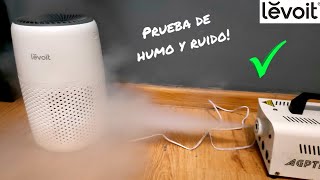 Purificador de aire LEVOIT CORE MINI Prueba con humo [upl. by Azmuh618]