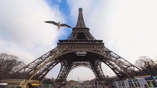 360 VR Tour  Paris  Eiffel Tower  Tour Eiffel  All levels  Air panoramic view  No comment tour [upl. by Eiramaliehs448]