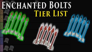 Enchanted Bolts Tier List for Oldschool Runescape [upl. by Murvyn886]