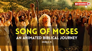 The Song of Moses  An Animated Biblical Journey Through Exodus 15 [upl. by Guinna]