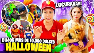 DIMOS MÁS DE 1000 DULCES EN HALLOWEEN🎃🍬 Hermanas JM [upl. by Meibers]