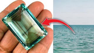 world expensive stone GPP crystal founding in a sea [upl. by Ahsap]