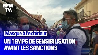 Masque à lextérieur un temps de sensibilisation avant les sanctions [upl. by Madson]