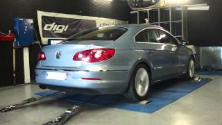 VW Passat TDI 140cv  191cv reprogrammation moteur dyno digiservices [upl. by Airet]