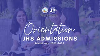 ADDU Junior High School Admission Orientation School Year 20222023 [upl. by Gamali]