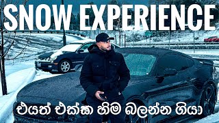 Taking My Mustang to The Snow  Mustang එකේ හිම බලන්න ගියා  සිංහල Vlog [upl. by Akirej]