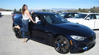 New BMW M3 in Tanzanite Blue with Opal White Merino Leather  Exhaust Sound  BMW Review [upl. by Reppart]