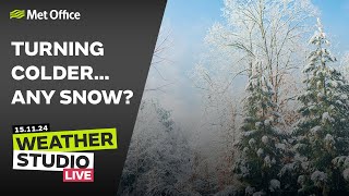 151124  Big changes on the way  Weather Studio Live  Met Office UK Weather Forecast [upl. by Fara]