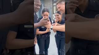 The Chicken Dance 🐥funny comedy cops dance hillarious blue lawofficer comedia best [upl. by Crissie]