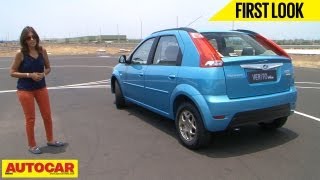 Mahindra Verito Vibe  First Look  Autocar India [upl. by Arait]