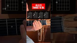 Things to Do Guitar Tutorial  Alex G shorts guitar tutorial [upl. by Anuaf]