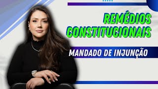 Remédios Constitucionais  Mandado de Injunção  Direito Constitucional  Adriane Fauth [upl. by Herbert892]