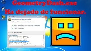 GeometryDash ha dejado de funcionar  Solución Libcocos2ddll [upl. by Kinney]