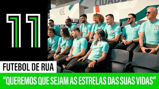 Seleção de FUTEBOL DE RUA conheceu a Cidade do Futebol [upl. by Tami94]