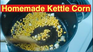 How to Make Stove Top Kettle Corn at Home [upl. by Ahseiyt808]