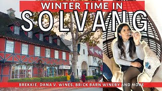 Winter time in Solvang CA  Things to do in solvang wine tasting [upl. by Buschi103]