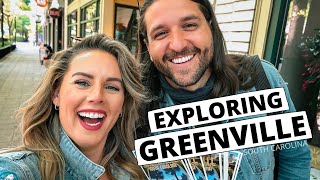 South Carolina One Day in Greenville  Travel Vlog  Exploring Downtown  What to Do See and Eat [upl. by Yokum]