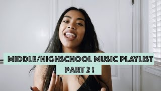 MiddleHigh School Music Playlist Part 2 [upl. by Eidnar]